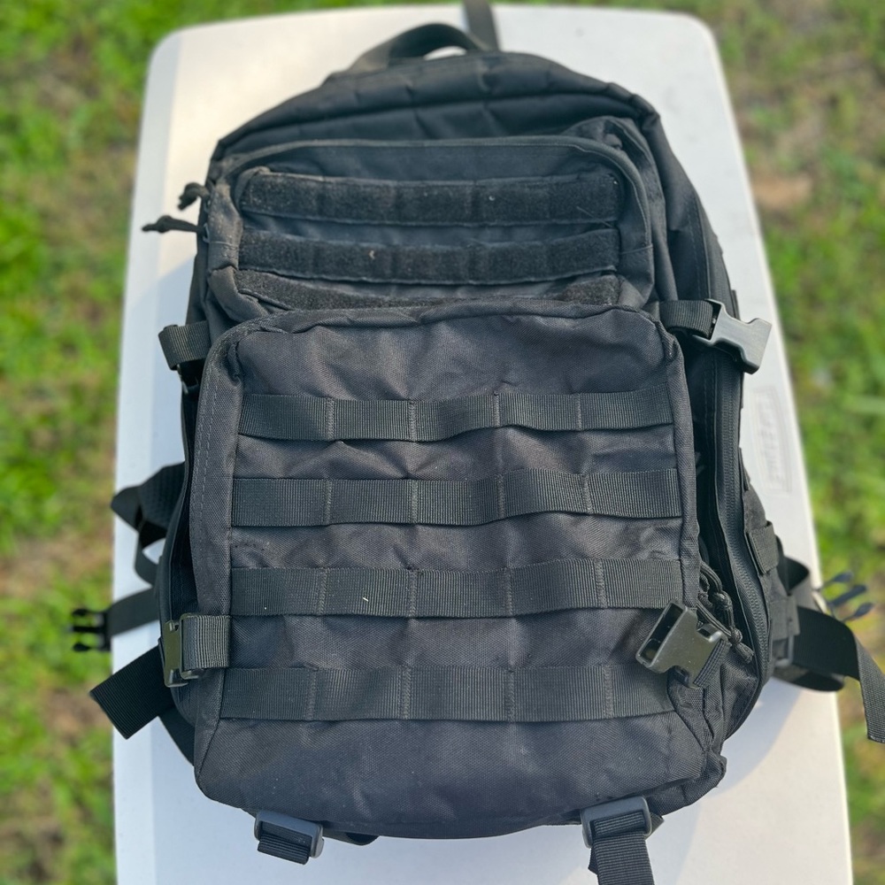 Black Tactical Backpack